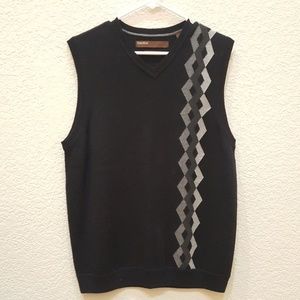 Medium Perry Ellis Black Sweater Vest